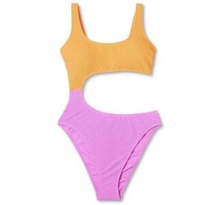 Cut out one piece swimsuit